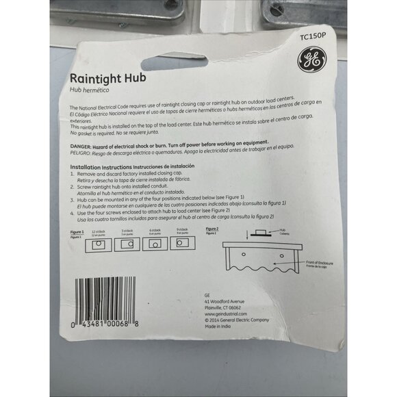 (6) GE 1-1/2 In. Aluminum Midwest & GE Conduit Hub TC150A GE TC150A 043481000688 - Picture 5 of 6